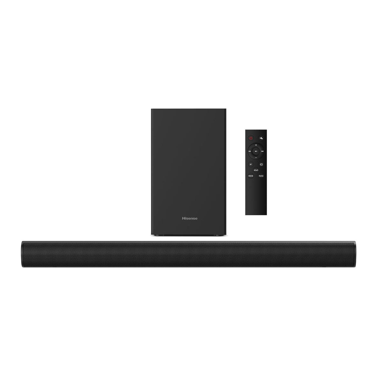 Hisense 2.1 Channel 140W Soundbar with Wireless Subwoofer : Amazon
