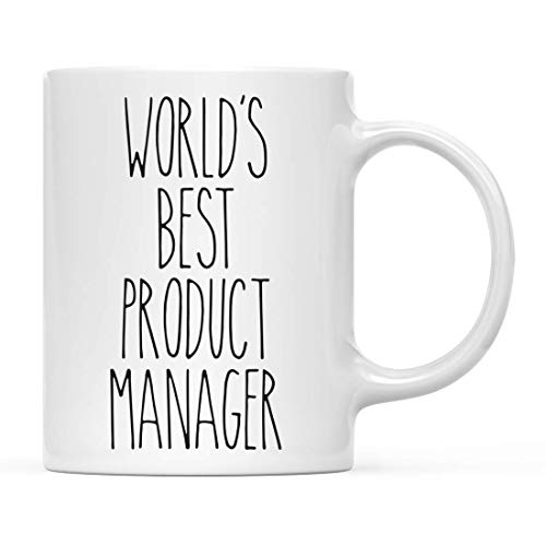 Boerderij Rustieke Keuken Decor Keramische Koffie Thee Mok Dank U Cadeau, Werelds Beste Product Manager, 1-Pack…