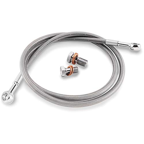 Galfer Rear Brake Line Kit (+4") Compatible with 90-06 Yamaha