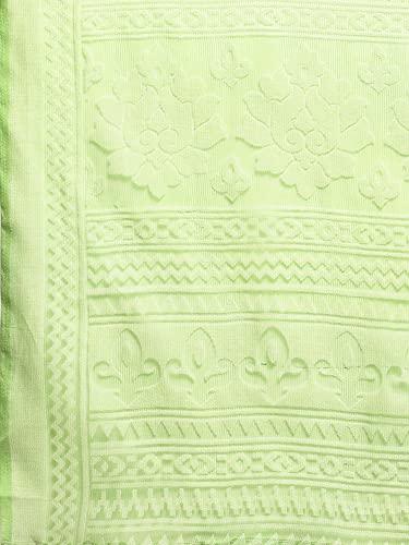 Image of AKHILAM Women's Printed Brasso Printed Saree With Unstitched Blouse Piece (RR0MSKR01E Parent)