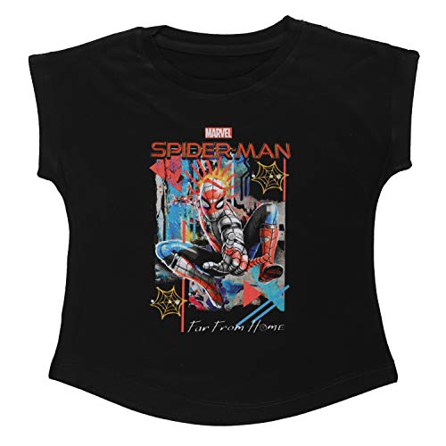 Image of Marvel Spiderman by Wear Your Mind Girl's Regular Fit T-Shirt