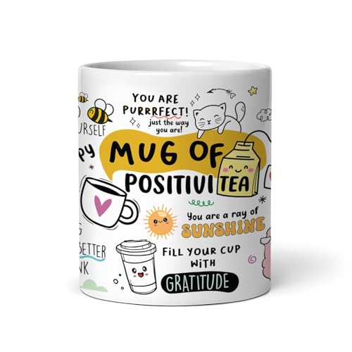 Daily Affirmation & Motivation Mug Ceramic White Coffee Mug Colle...