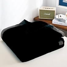 لحاف صيفي قطن من أوركيد – خفيف الوزن بحشو فايبر، مقاس 220×240 سم مع 2 كيس خدادية (اللون اسود والاطار رمادي غامق)