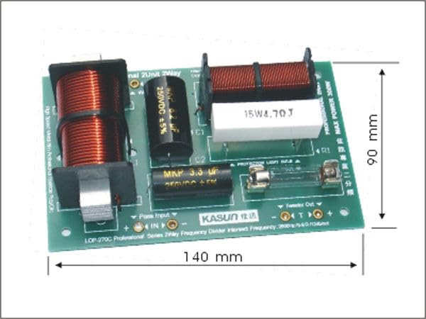 Generic 350W 3 Way 3 Unit Audio Speaker Frequency Divider Crossover Loudspeaker Filter