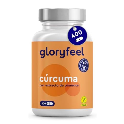 Cúrcuma Curcumina con Pimienta Negra (Piperina) - 400 Cápsulas Veganas - Máxima Potencia 700mg por Cápsula - Polvo de Turmeric