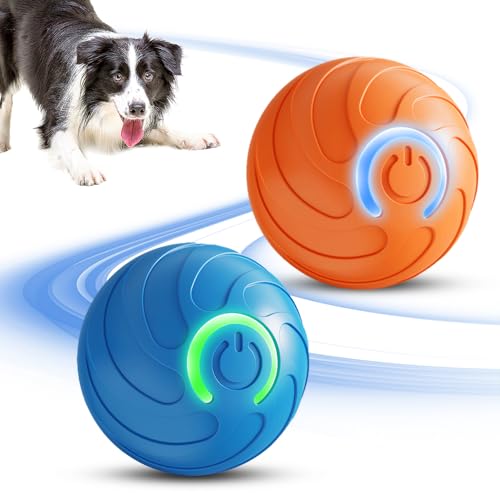 hoehew 2025 New Vibrating Dog Ball, Automatic Moving Dog Ball, Pet Bounce Ball, Interactive Dog Toys, Viral Bouncing Ball, Shaky Ball Toy Rolling Ball Toys for Small Cats Dogs (s-2pc Mix)