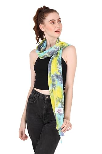 Palatt Girls' Printed Scarf Stole Fancy Scarf Free Size Multicolor 7 Combo35 #TOP5