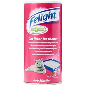 Felight | Antibacterial Cat Litter Freshener Powder, with Floral Peony Scent | Effective Odour Control, for Longer…
