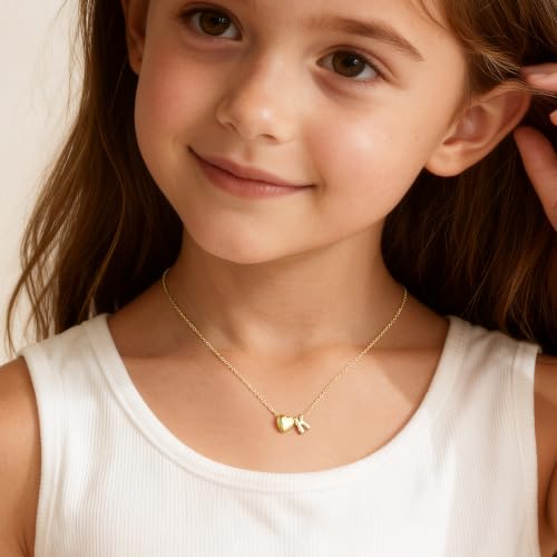 M MOOHAM Heart Initial Necklaces for Women Girls Gifts Letter A-Z Necklace - image 2
