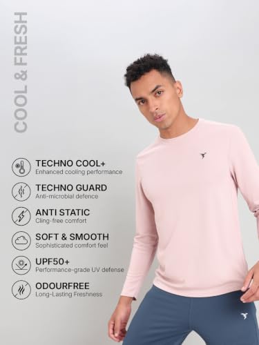 Image of TECHNOSPORT Men's Slim Fit T-Shirt - (MTOR17) Pack of 1