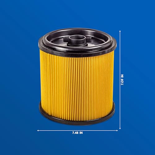 Vacmaster Standard Cartridge Filter and Retainer for Dry Pick-Up – VCFS