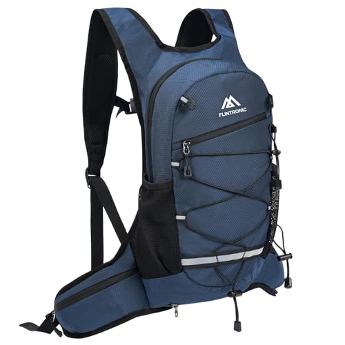 Flintronic 1PCS Mochila de Ciclismo Mochila Ligera, Mochila de Ciclismo Ligero, Mochila Bicicleta Montaña, Mochila Deporte para Hombre Mujer, para Deportes al Aire Libre, Ciclismo, Camping -Azul