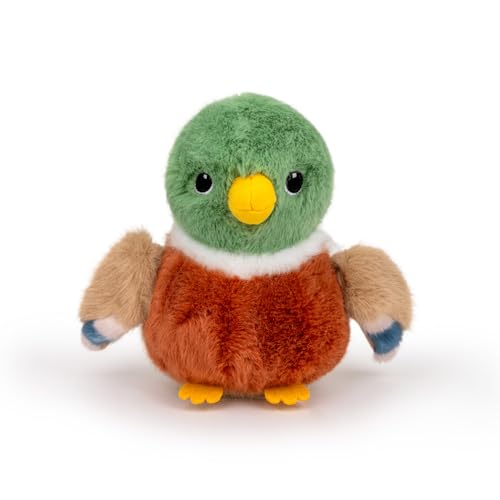 Image of Adorlynetty Mallard Duck Stuffed Animal - 5 Inch Realistic Plush Toy, Cute Little Bird Plushie Gift for Kids & Friends