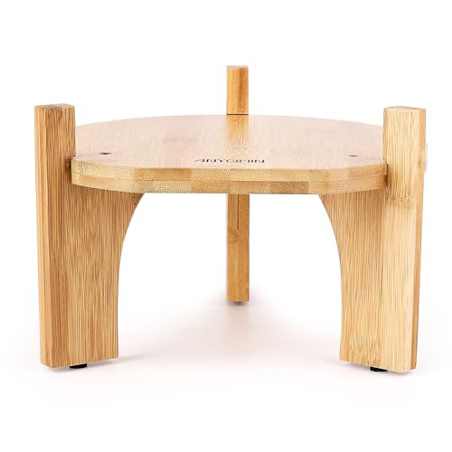 Drink Dispenser,Beverage Dispenser And Water Dispenser Stand. Fit Max 9.3 Inch Diameter - Natural Bamboo Wood