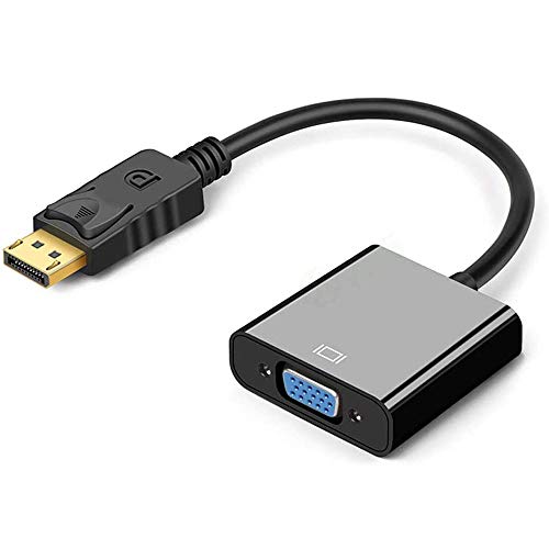 サファイア Displayport から VGA 変換 アダプター DP to VGA DP オス VGA メス 変換ケーブル 最大解像度 1920×1080サポート 金メッキコネクター ディスプレイポート VGA 変換アダプタ PC モニタ プロジェクタ