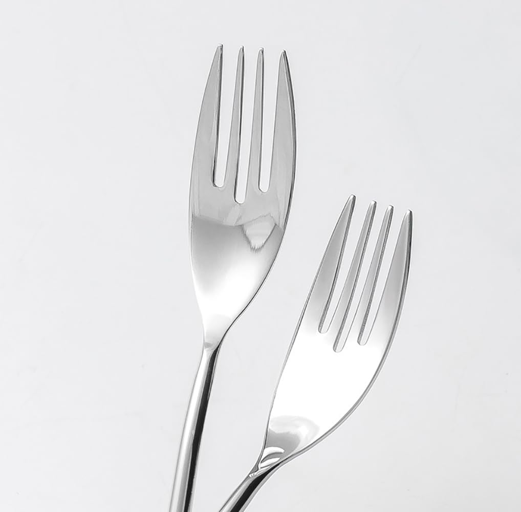 Besteckset, Silbernes Geschirrset, Besteckset aus Edelstahl, Küchenutensiliensets, Messer, Löffel, Gabeln, Set für den Spiegel im Restaurant zu Hause (Gold 64) (Gold 48)