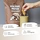 Nutri + Veganes Proteinpulver Neutral - Milk Away Vegan Protein ohne Soja, Sucralose + Süßungsmittel 1 kg - Erbsen Buchweizen Hanf Reis Kürbiskernen
