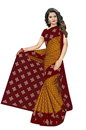 Image of TAMAIRA FASHION Mulmul Pure Cotton Saree For Woman |Office Wear Daily Wear Sarees For Women Without Blouse Piece(Available in 15 Colours)