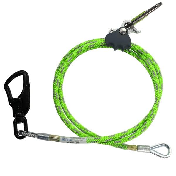 Image of The Ultra Vine Arborist Flip Line Kit w /Aluminum Swivel Eye - 1 /2 inch Diameter, 8' 10', 12' Arborist Rope Options (10)