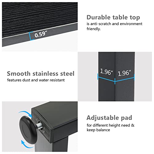 image for Tribesigns Rectangle Shaped Conference Table, 94.48L x 47.24W x 29.92H