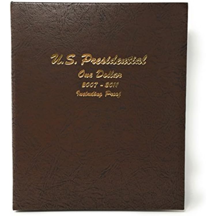 Dansco US Presidential Dollar with Proof Coin Album 2007 - 2011 #8184