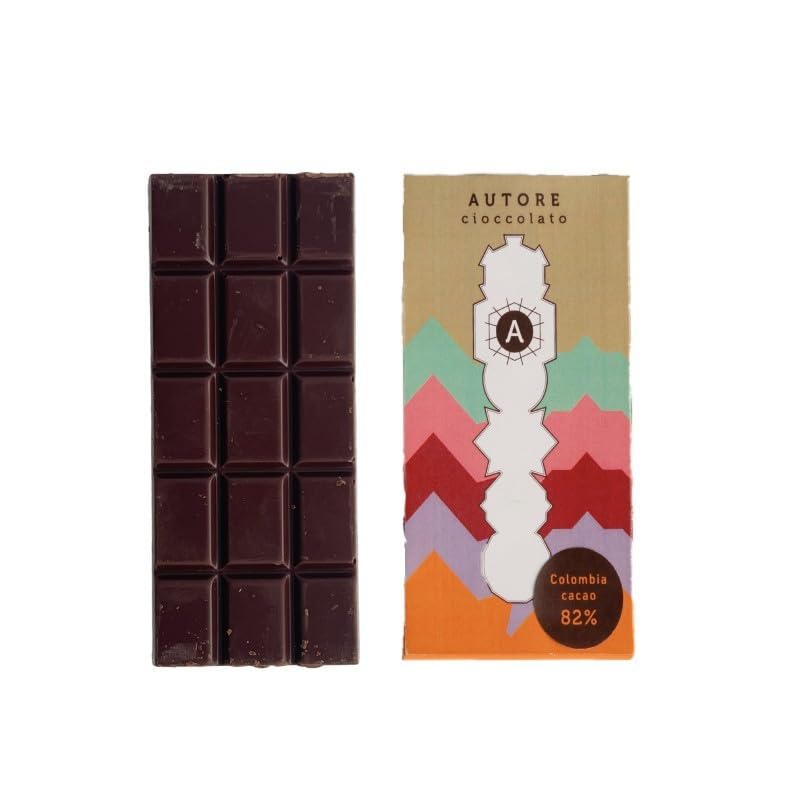 Tableta de chocolate negro artesanal Monorigine 82% Colombia