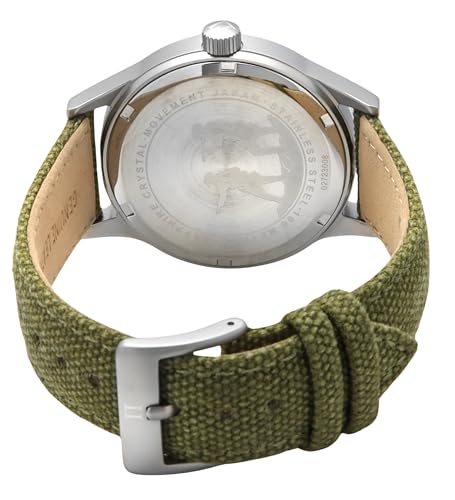 Image of RATIO Field Watch Sapphire Crystal Nylon Strap Easy Reader Casual Watch Japanese Quartz 100m Water Resistant Military Watch for Men