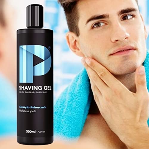 Shaving Gel De Barbear Play Barber 500g Menthol Profissional