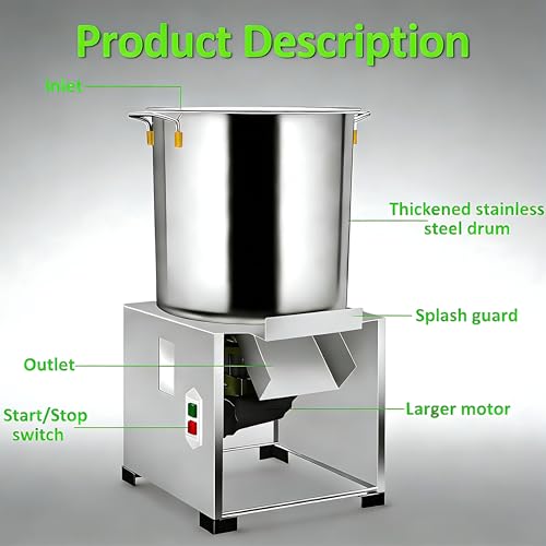 Cortadora comercial de verduras 1800W acero inoxidable miniatura 2
