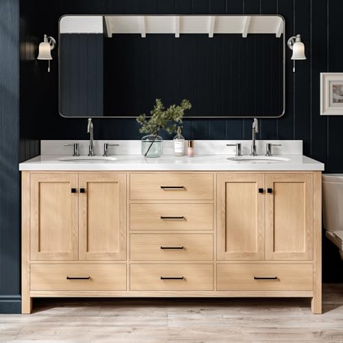 ARIEL Cambridge White Oak - Pure White Quartz