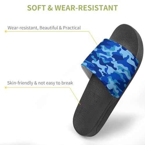 Camo Print Slippers Mens Womens Slides Shoes Sandals Non Slip Flip Flops for Outdoor Beach Home Indoor2