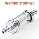 CarBole Universal Motorrad Kraftstofffilter 3/8in,Inline Aluminium Benzinfilter,Transparent Glas,für ATV,Dirt Bikes und Motorrad