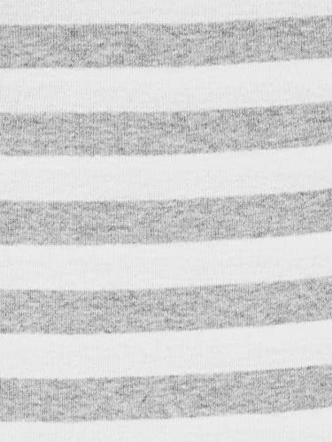 Simple Joys By Carter's Baby Boys' Short-Sleeve Bodysuit, Pack Of 6, Grey/Navy/White/Multi Stripe, 24 Months #TOP5