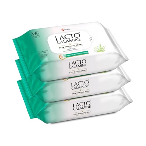 Lacto Calamine Daily Cleansing Facial Wipes, 25 Wipe Lacto Calamine Daily Cleansing Facial Wipes, 25 Wipe
