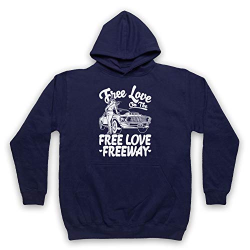 Sweat a Capuche des Adultes Office Free Love Freeway My Icon Art Clothing