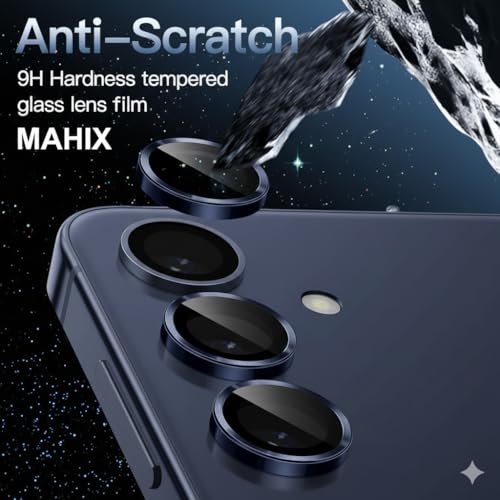 Image of Camera Lens Protector for SAMSUNG S25 NAVY BLUE HD Clear Camera Lens Case Friendly Scratch Resistant Lens Cover Full Coverage Camera Guard Heavy Duty Camera Protector BUY 2 GET 1 FREE