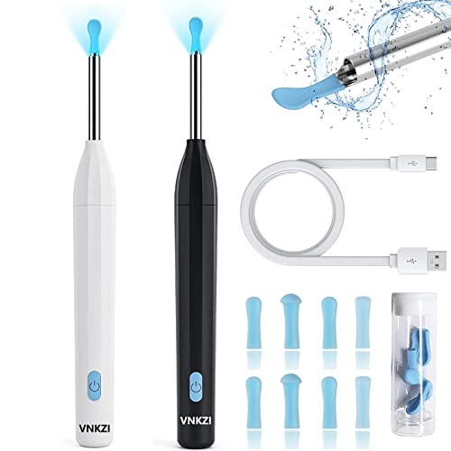 VNKZI Handheld Air Compressor Portable Inflator, 6600mAh Rechargeable 120PSI Auto Tire Pump with LED Display Flashlight, 12V AC 5V DC Lithium Battery, for Car Tires, Bicycles and Other Inflatables