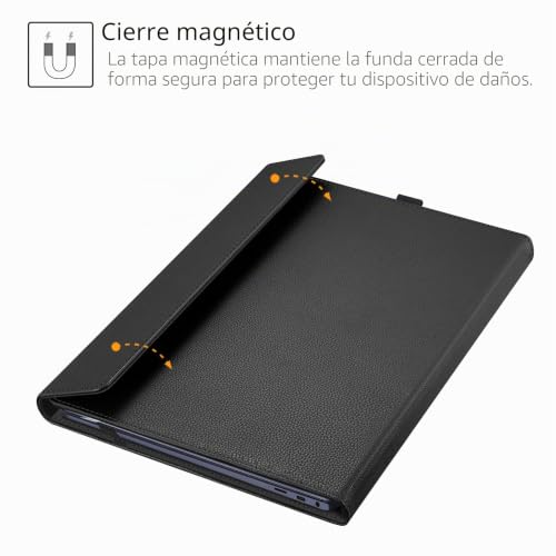 Funda tipo libro para Samsung Galaxy Book 4 360 con compartimento de documentos 5