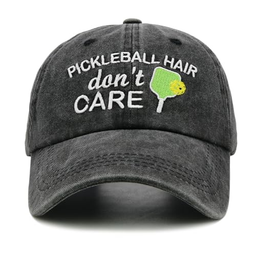 LIRUHOXA Pickleball Hat for Women Pickleball Gifts, Pickle Ball Hats Black