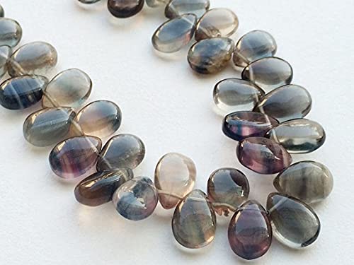 Fluorite fine en perles briolettes poires pour imaginer vos propres bijoux bohèmes chic