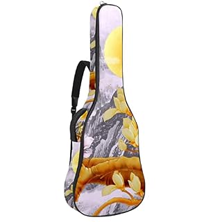 Étui rembourré pour guitare acoustique classique Motif panda Rouge cœurs, Multicolor 09, 42.9×16.9×4.7 in, Organiseur de… - Les Beatles, Paul McCartney, John Lennon, RIngo Starr, George Harrison