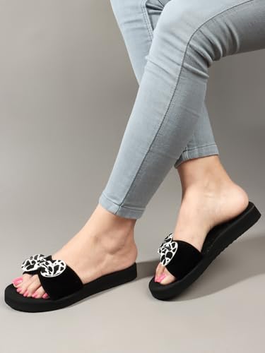 Image of Denill Women Ultra Soft Bottom flats with bow design for Women & Girl's