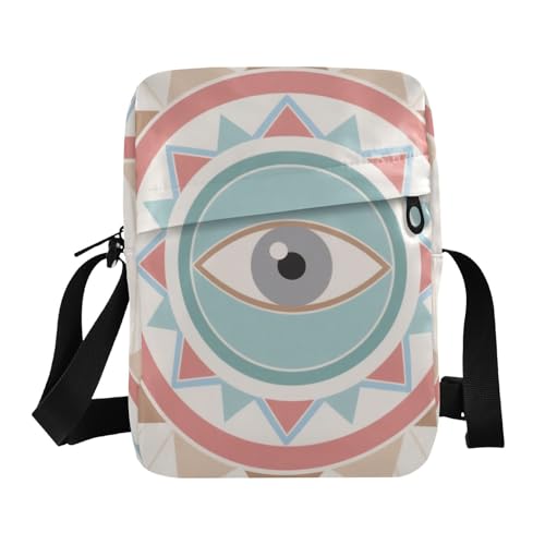 Exotic Geometric Patterns Eyes messenger bag Small Crossbody Bag For Women small crossbody purse Adjustable Strap for Casual work