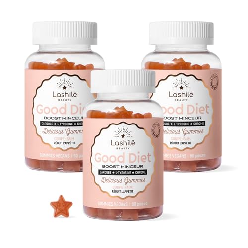 Gummies Coupe Faim Lashilé Beauty cure minceur 3 mois pour contrôler l’appétit
