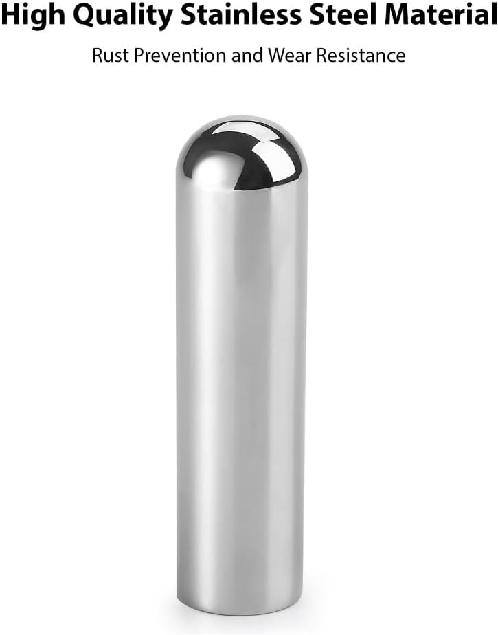 Stainless Steel Guitar Slide Tone Bar Set - Slide Bar with 3 Metal Finger Picks & Storage Bag for Dobro, Lap Steel and Pedal Guitar Accessories