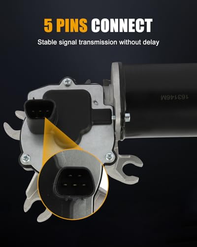 Image of ROADFAR Front Windshield Wiper Motor for Mitsubishi for Galant 1999-2003 | Fit For Toyota For Sequoia 2001-2007|For Tacoma 1998-2004|For Tundra 2000-2006|Replace 8511016670|MR192794|5 Pins