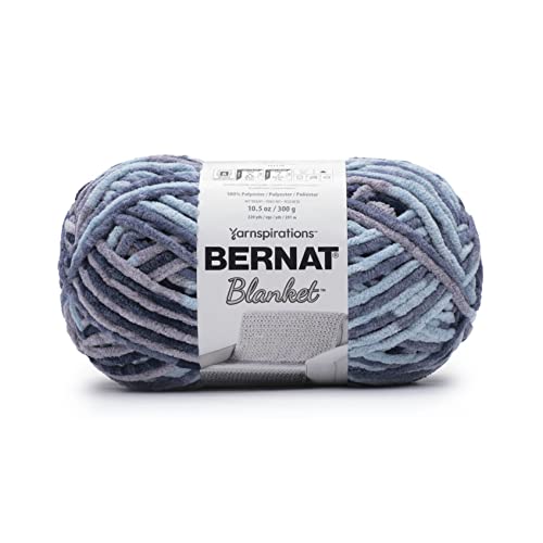 Image of Bernat Yarn Blanket BL, Mineral Blue