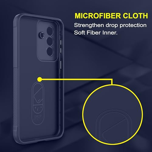 Image of Zapcase Back Case Cover for Samsung Galaxy A37 5G | Compatible for Samsung Galaxy A37 5G Back Cover | Liquid Silicon Magic Case with Camera Protection | Sapphire