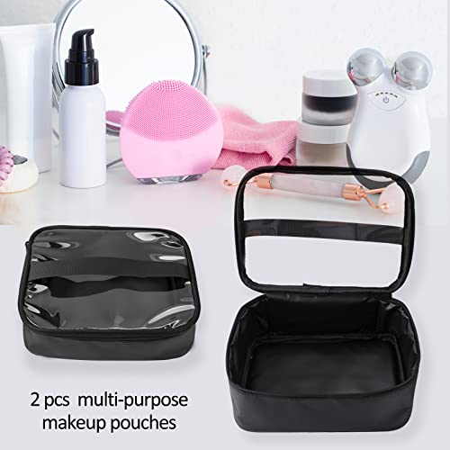 Extra Large Makeup Case, Professional Makeup Artist Traveling Bag, Double Layer Xl Makeup Travel Case Organizer For Artist Nail Technician Hairstylist Crafters With 2 Detachable Pouch & Shoulder Strap #TOP7