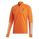 Logo en pecho adidas Real EU TR Top Sudadera, Hombre, naranj, 2XL